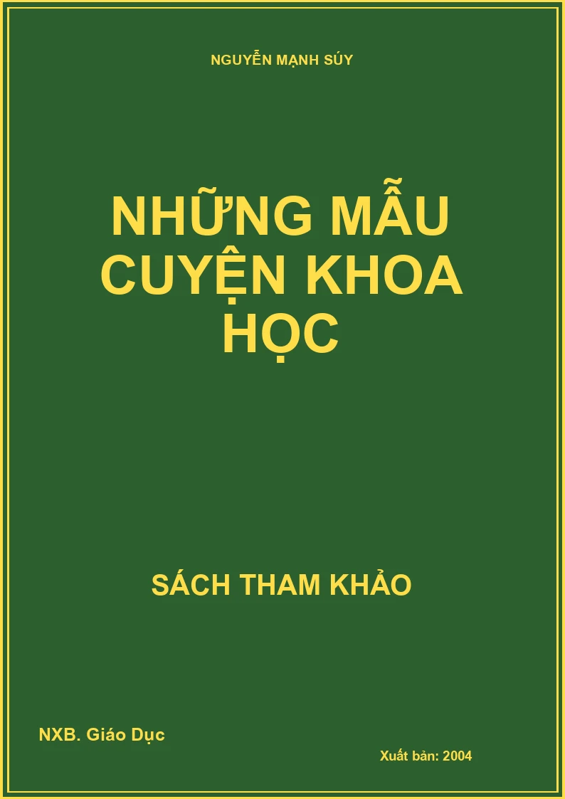 Những mẫu cuyện khoa học