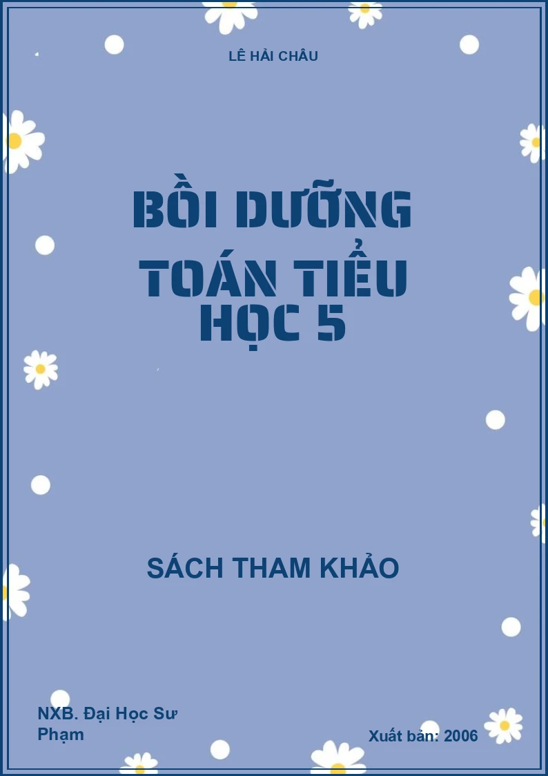 Bồi dưỡng toán tiểu học 5