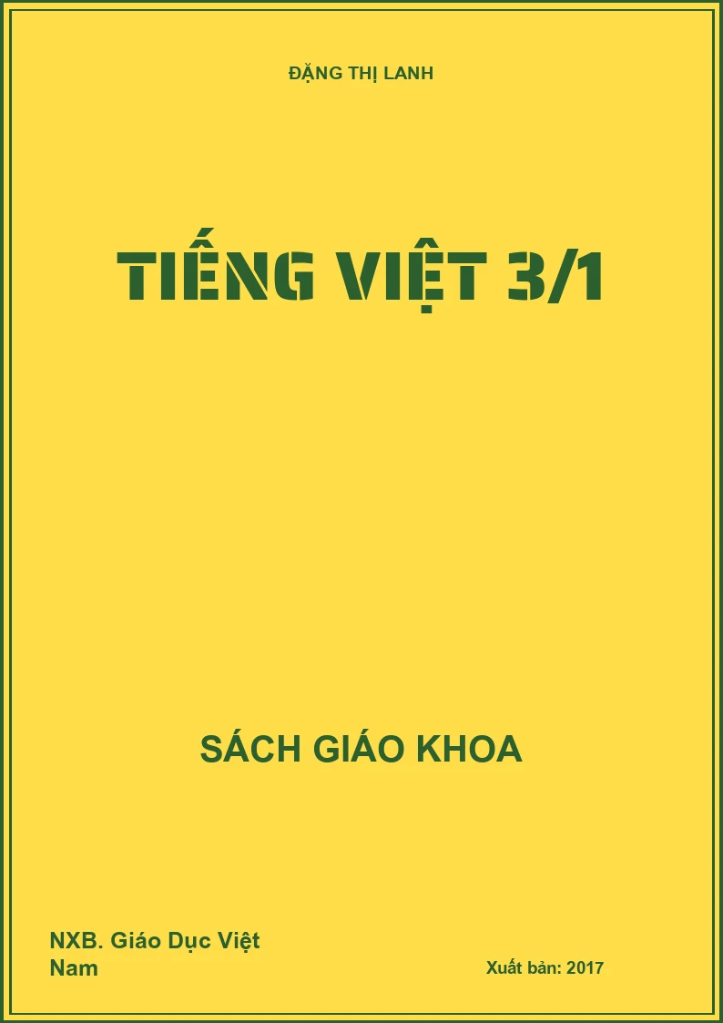 Tiếng việt 3/1