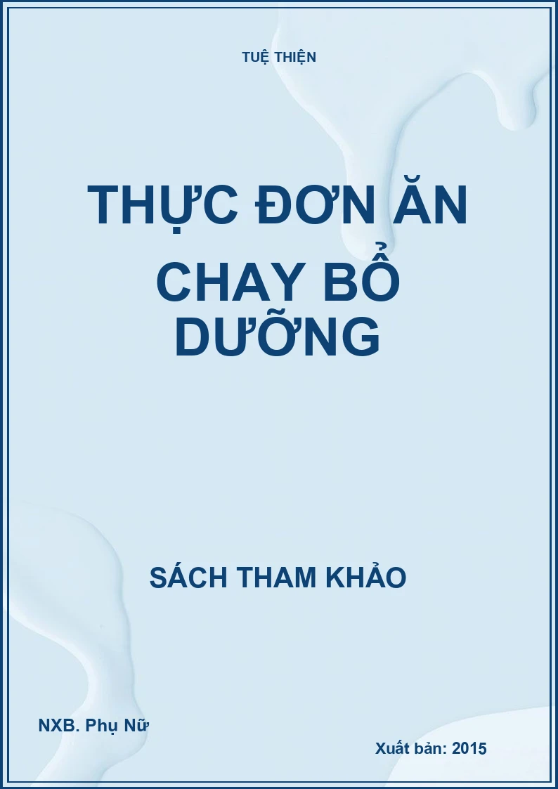 Thực đơn ăn chay bổ dưỡng