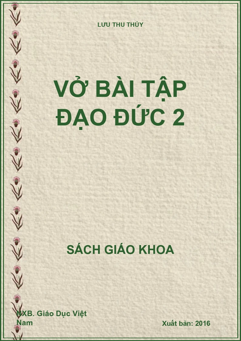 Vở bài tập đạo đức 2