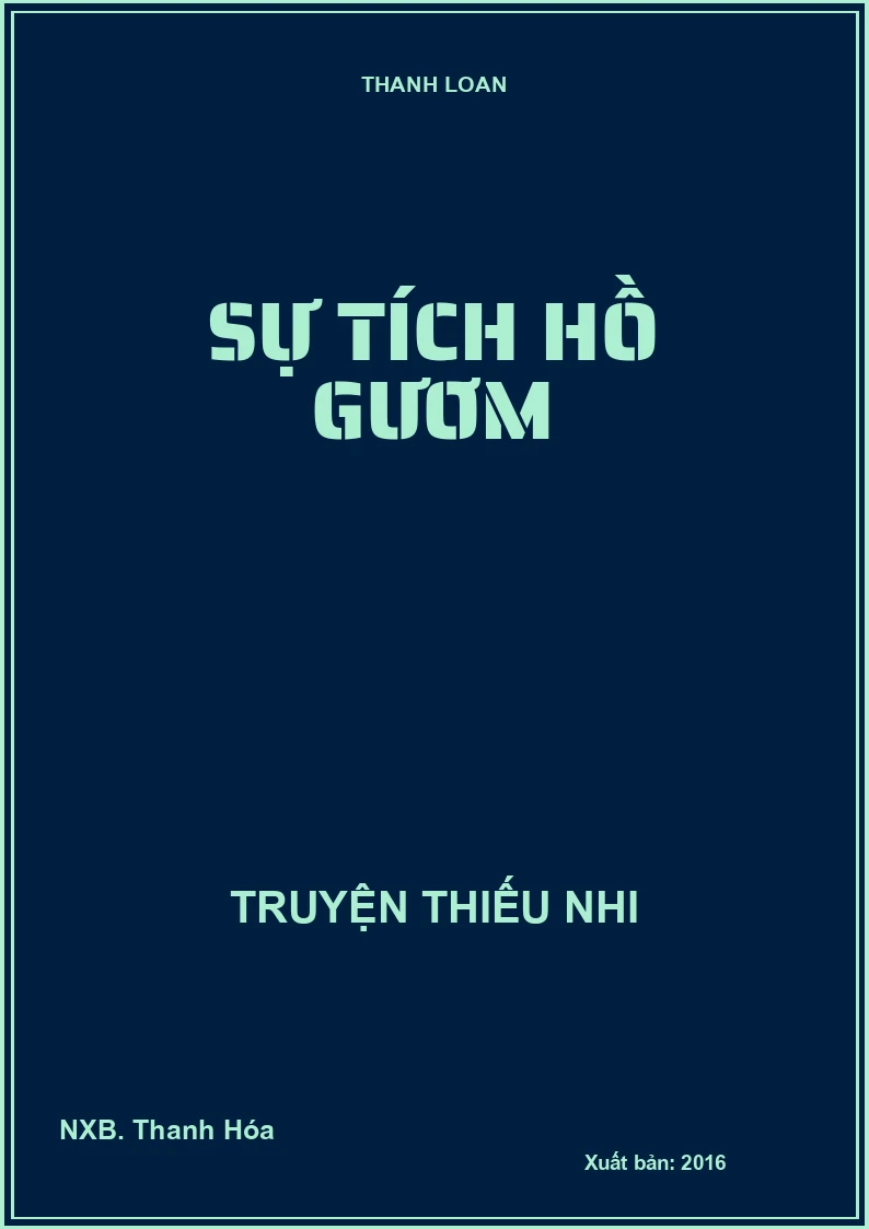 Sự tích Hồ Gươm
