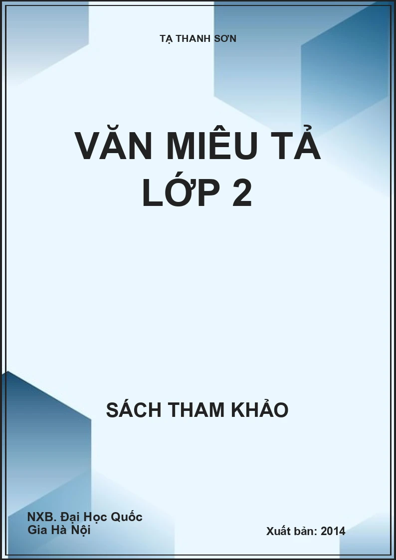 Văn miêu tả lớp 2