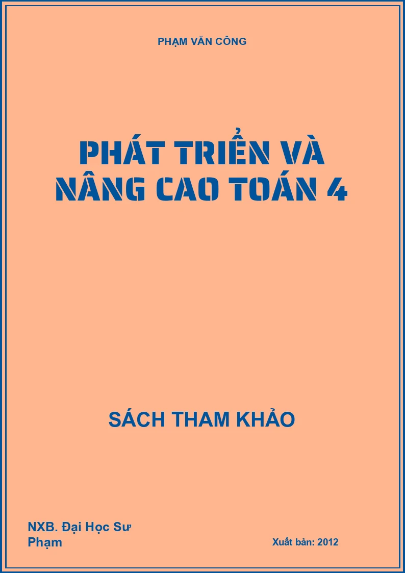 Phát triển và nâng cao toán 4