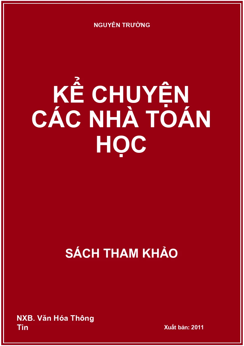 Kể chuyện các nhà toán học