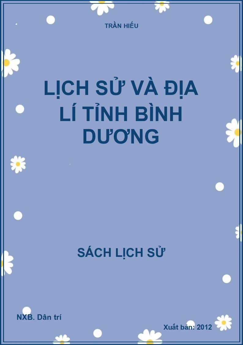 Lịch sử và địa lí tỉnh Bình Dương