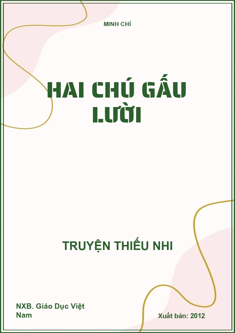 Hai chú gấu lười