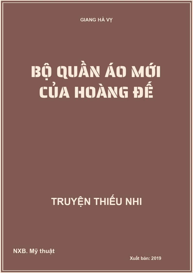 Bộ quần áo mới của hoàng đế
