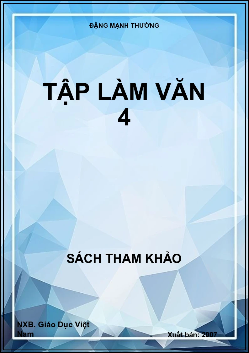 Tập làm văn - Lớp 4