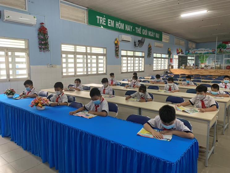 Không gian đọc sách Trường Tiểu học An Phú