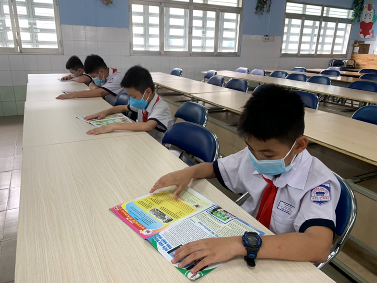 Không gian đọc sách Trường Tiểu học An Phú
