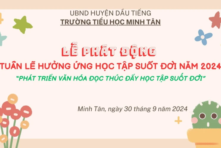Tuyên truyền hưởng ứng tuần lễ Học Tập Suốt Đời năm 2024