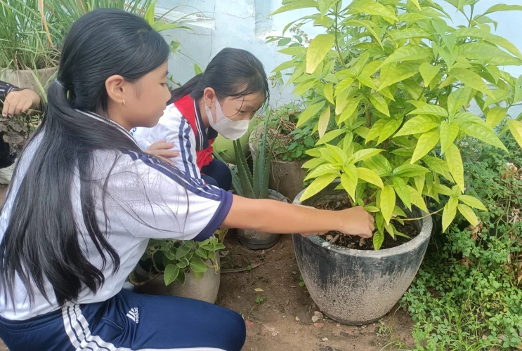 Mô hình "Giờ ra chơi trải nghiệm, sáng tạo"