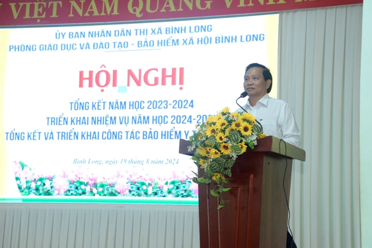 Phòng Giáo dục và Đào tạo thị xã Bình Long tổng kết năm học 2023-2024