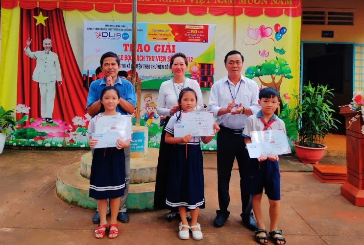 Lễ trao giải Tuần lễ đọc sách DLib K12: Trường TH Thanh Bình khẳng định vị trí với loạt thành tích xuất sắc