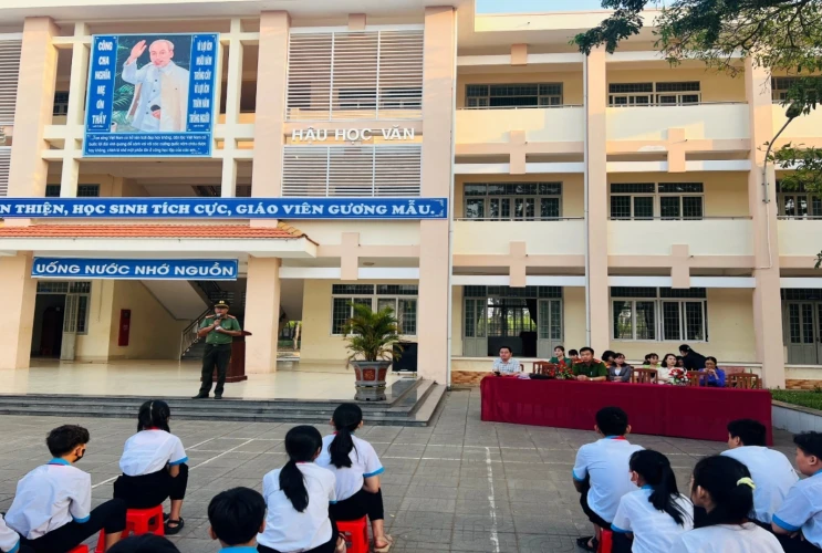 Chương trình "Tuyên truyền về pháp luật" tại trường THCS Lê Lợi