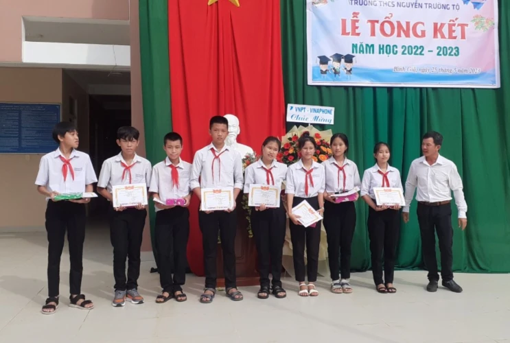 Buổi lễ Tổng kết năm học 2022-2023 của Trường THCS Nguyễn Trường Tộ