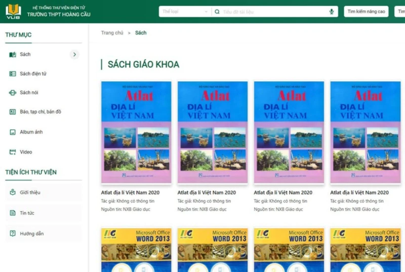 Những điều đặc biệt của thư viện trường THPT Hoàng Cầu