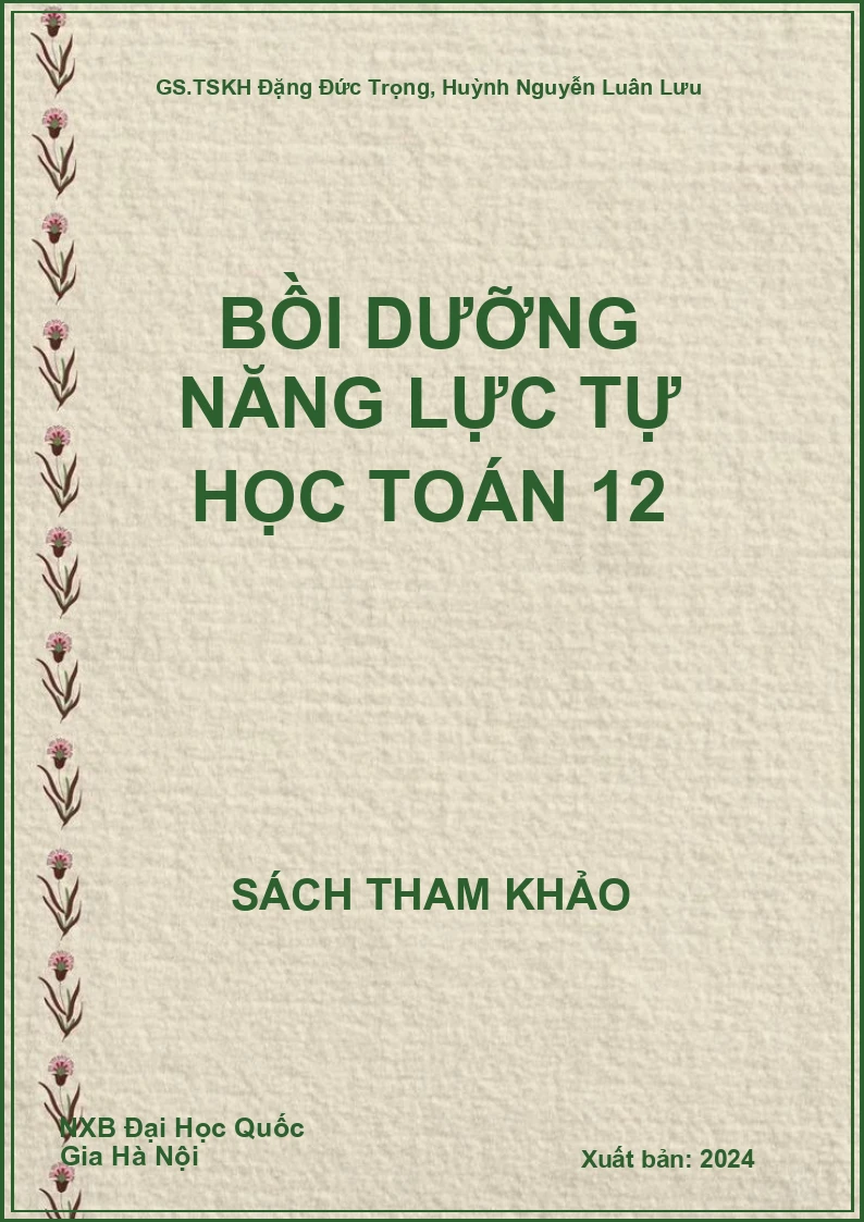 Bồi dưỡng năng lực tự học Toán 12