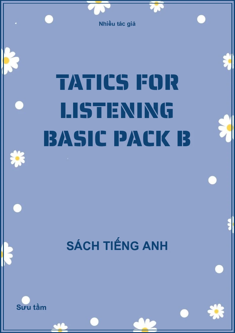 Tatics for listening Basic Pack B
