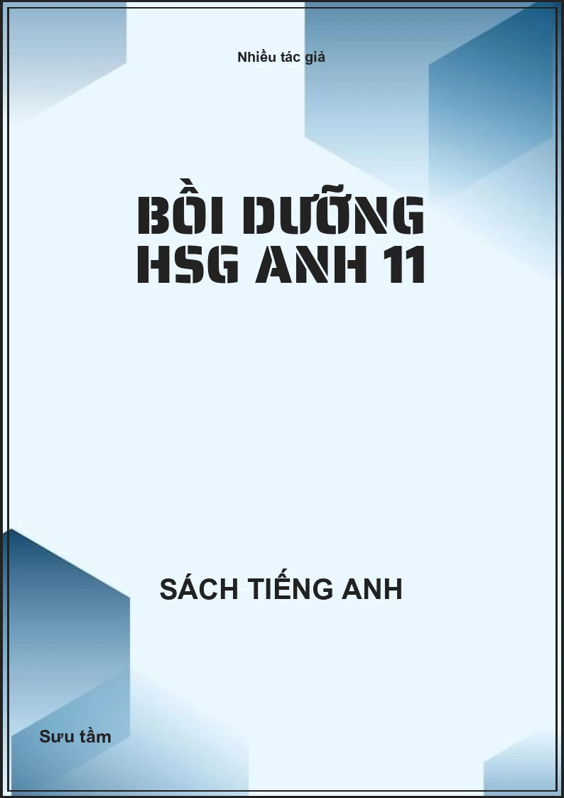 Bồi dưỡng HSG Anh 11
