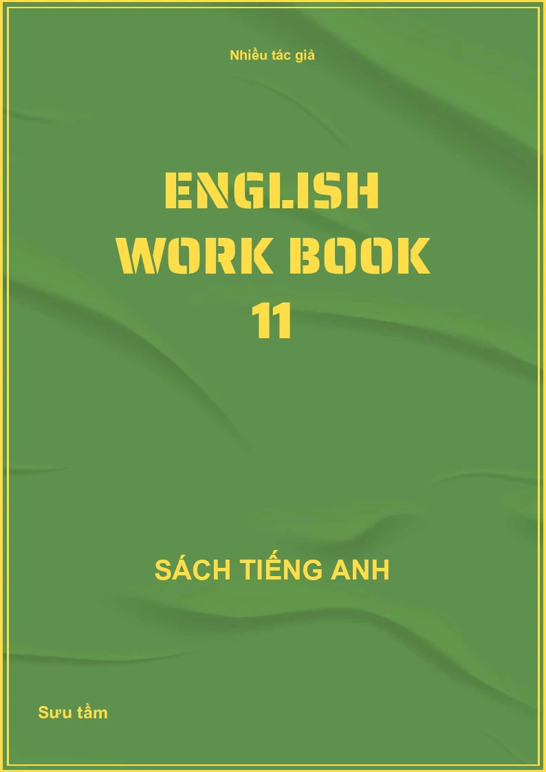 English Work book 11