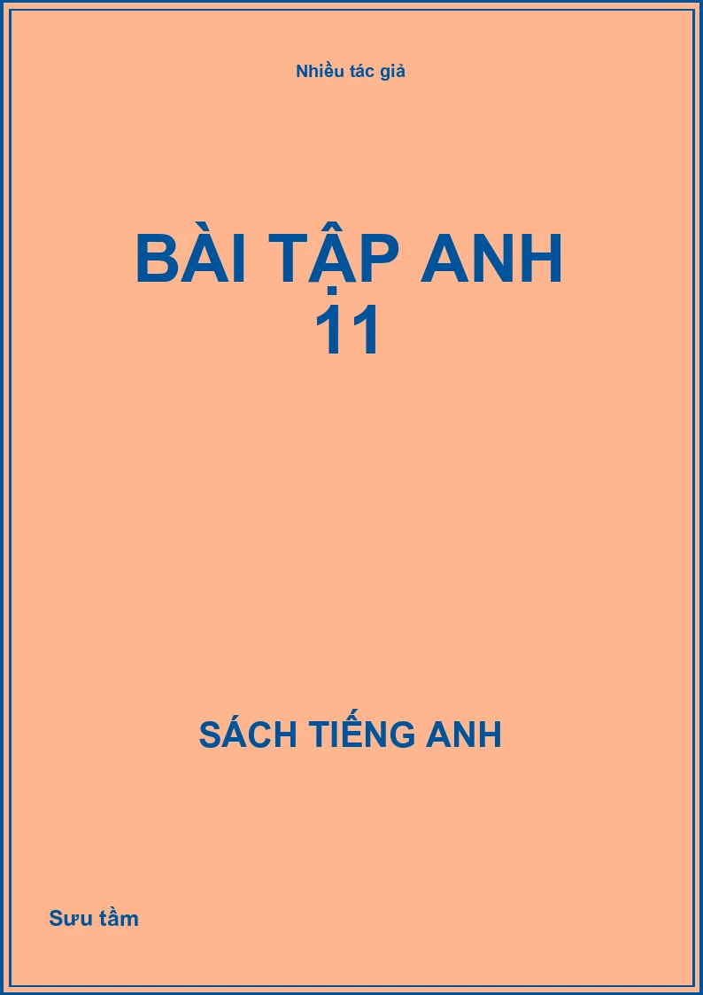 Bài tập Anh 11