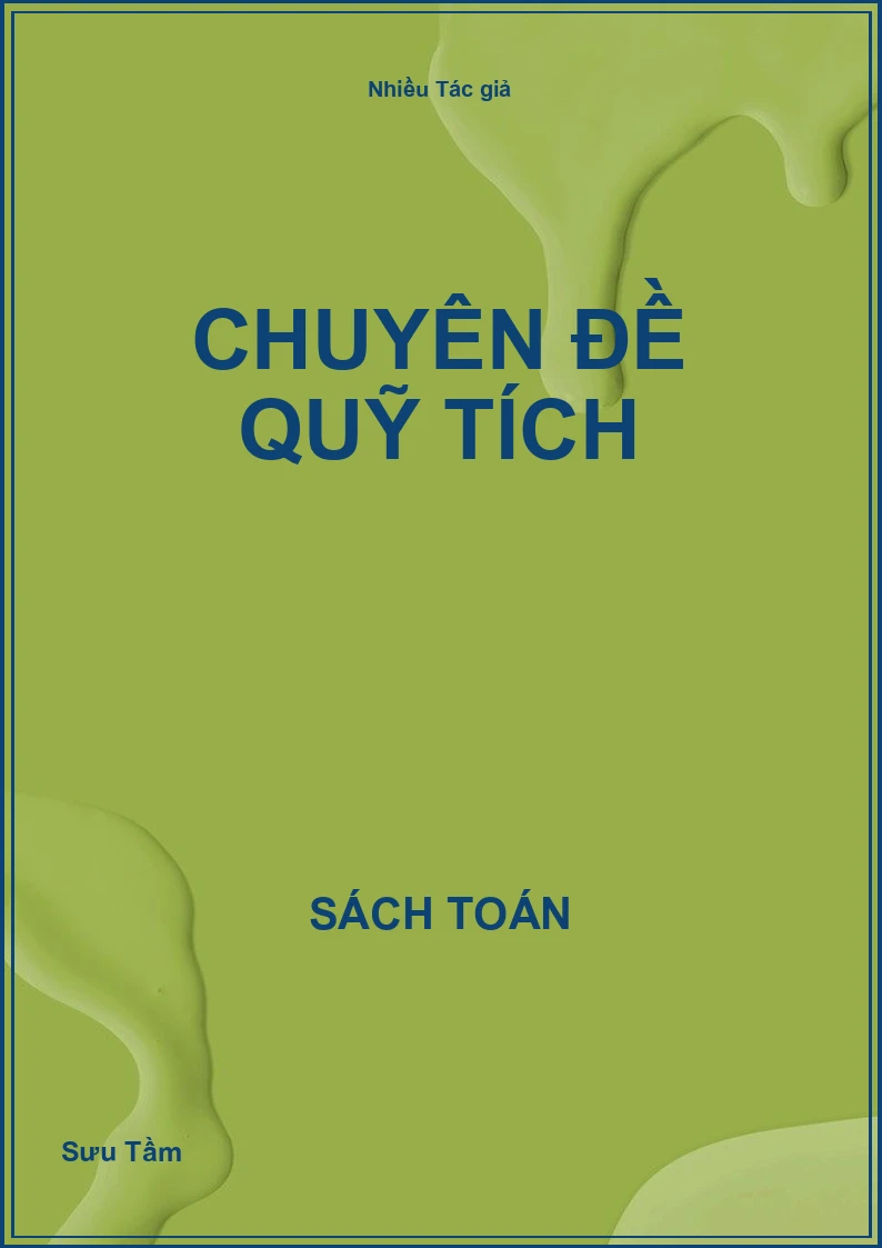 Chuyên đề quỹ tích