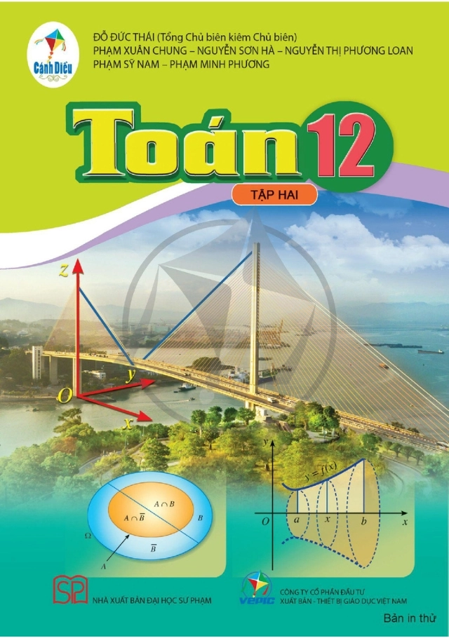Sách giáo khoa Toán 12 - Tập 2 Cánh Diều
