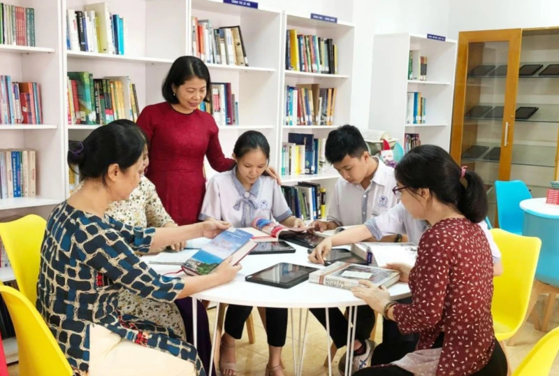 Nét độc đáo của thư viện số đầu tiên trong trường học