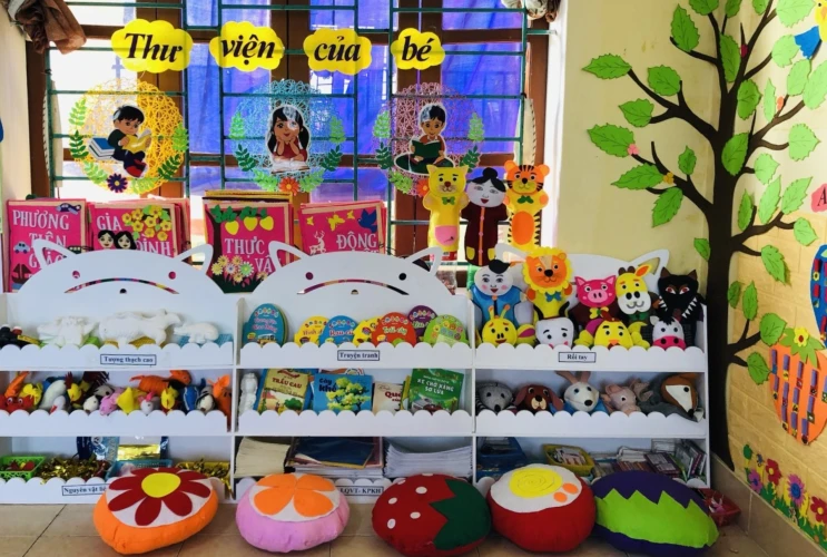 Xây dựng thư viện thân thiện cho trẻ mầm non