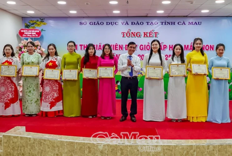 103 giáo viên mầm non đạt danh hiệu dạy giỏi cấp tỉnh Cà Mau
