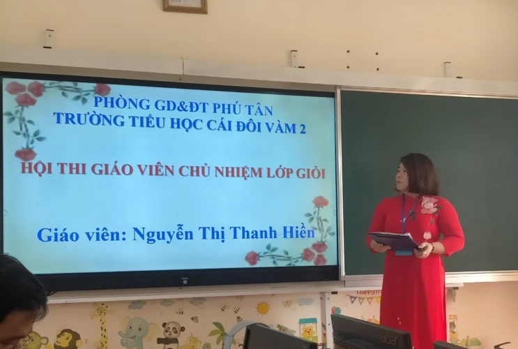 Hội thi giáo viên chủ nhiệm lớp giỏi cấp trường