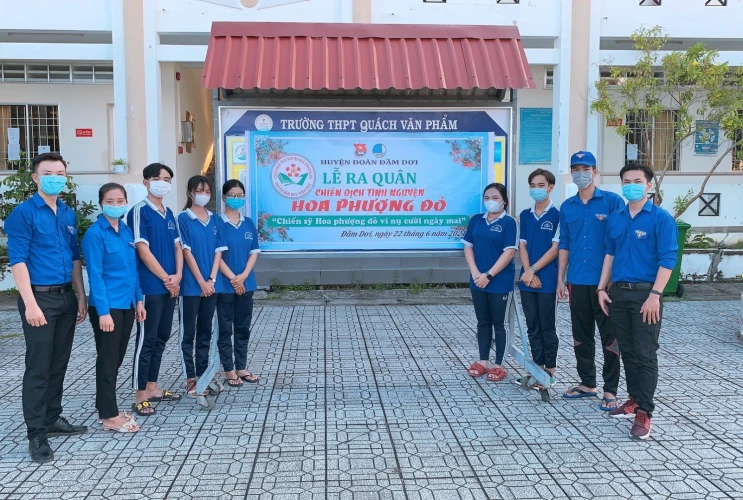 Đầm Dơi: Đồng loạt ra quân chiến dịch Hoa phượng đỏ năm 2021.