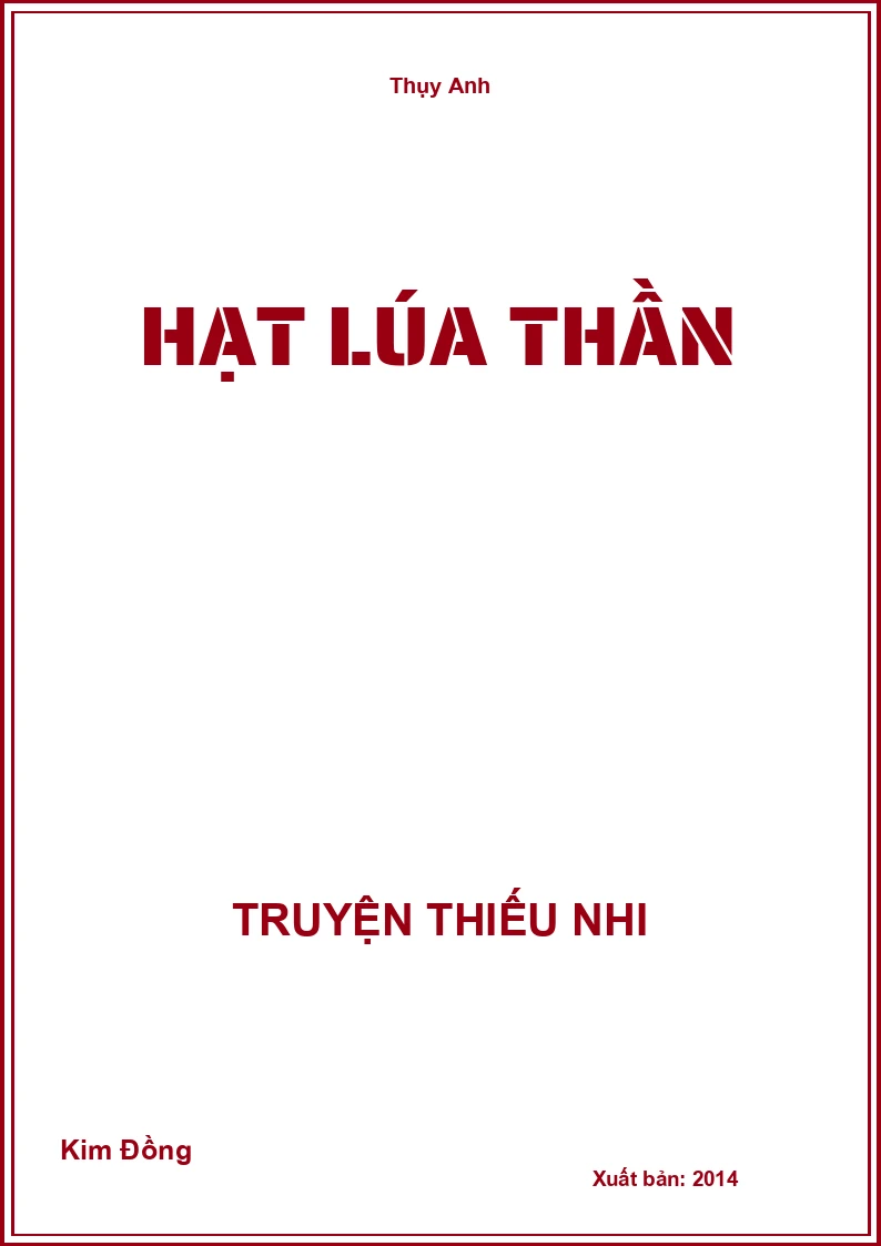 Hạt Lúa Thần