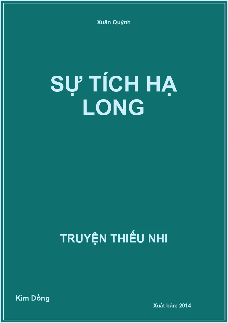 Sự Tích Hạ Long
