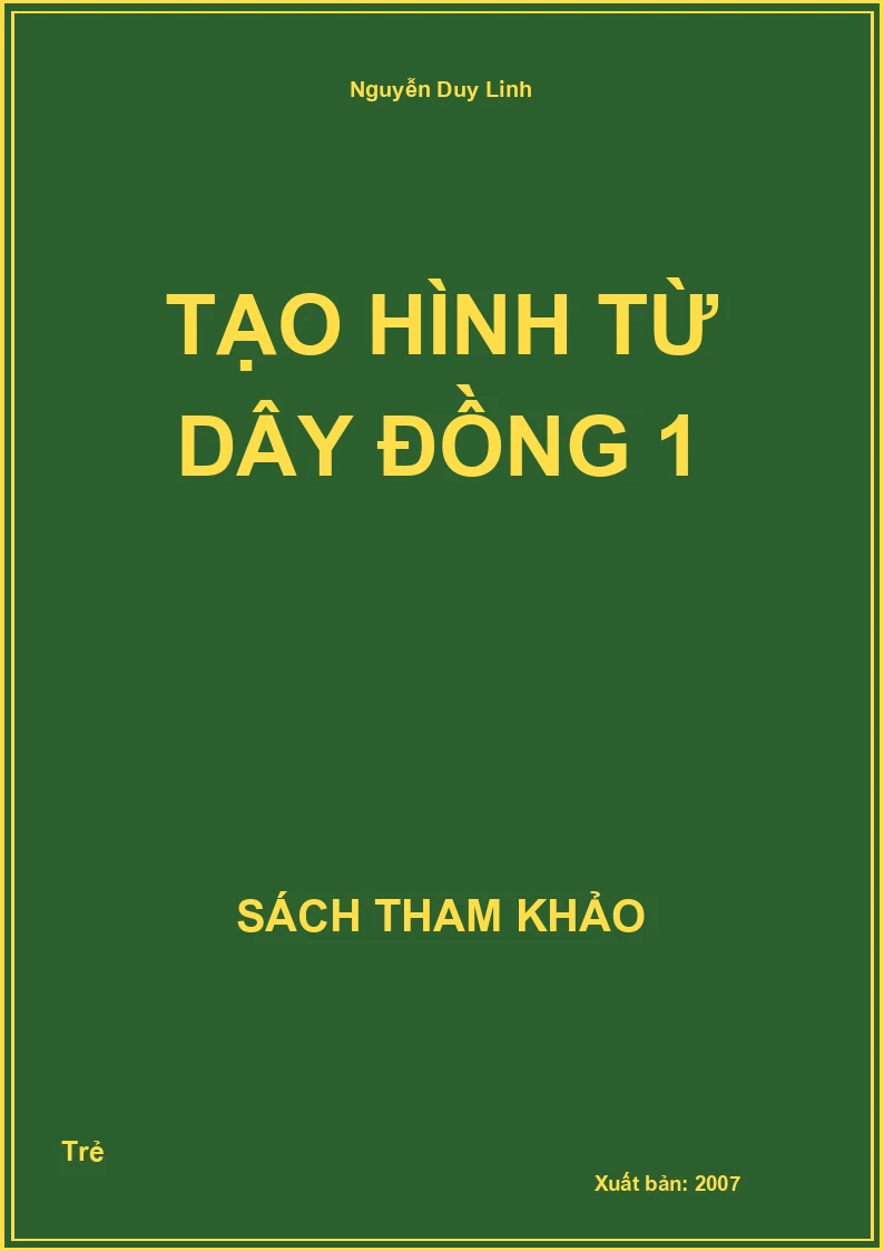Tạo Hình Từ Dây Đồng 1