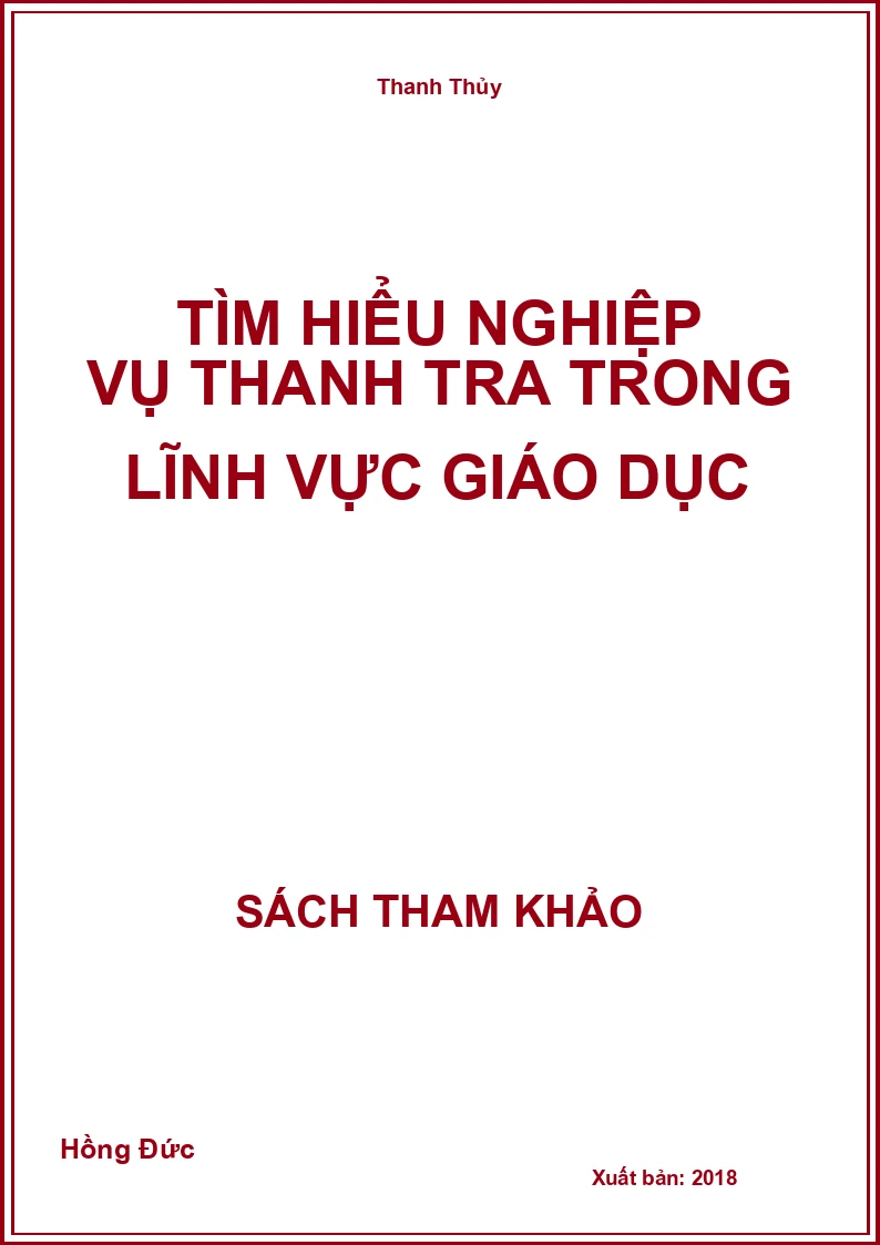 Tìm Hiểu Nghiệp Vụ Thanh Tra Trong Lĩnh Vực Giáo Dục