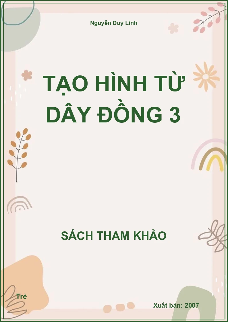 Tạo Hình Từ Dây Đồng 3