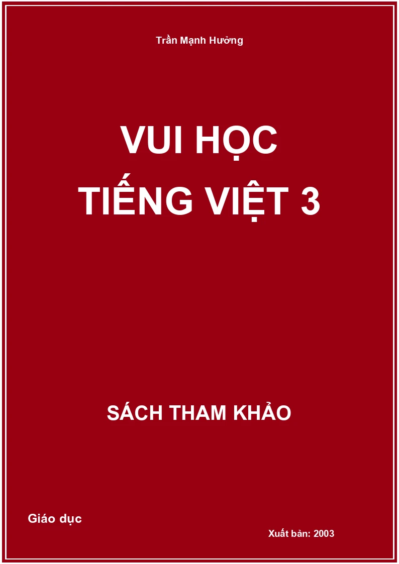 Vui Học Tiếng Việt 3