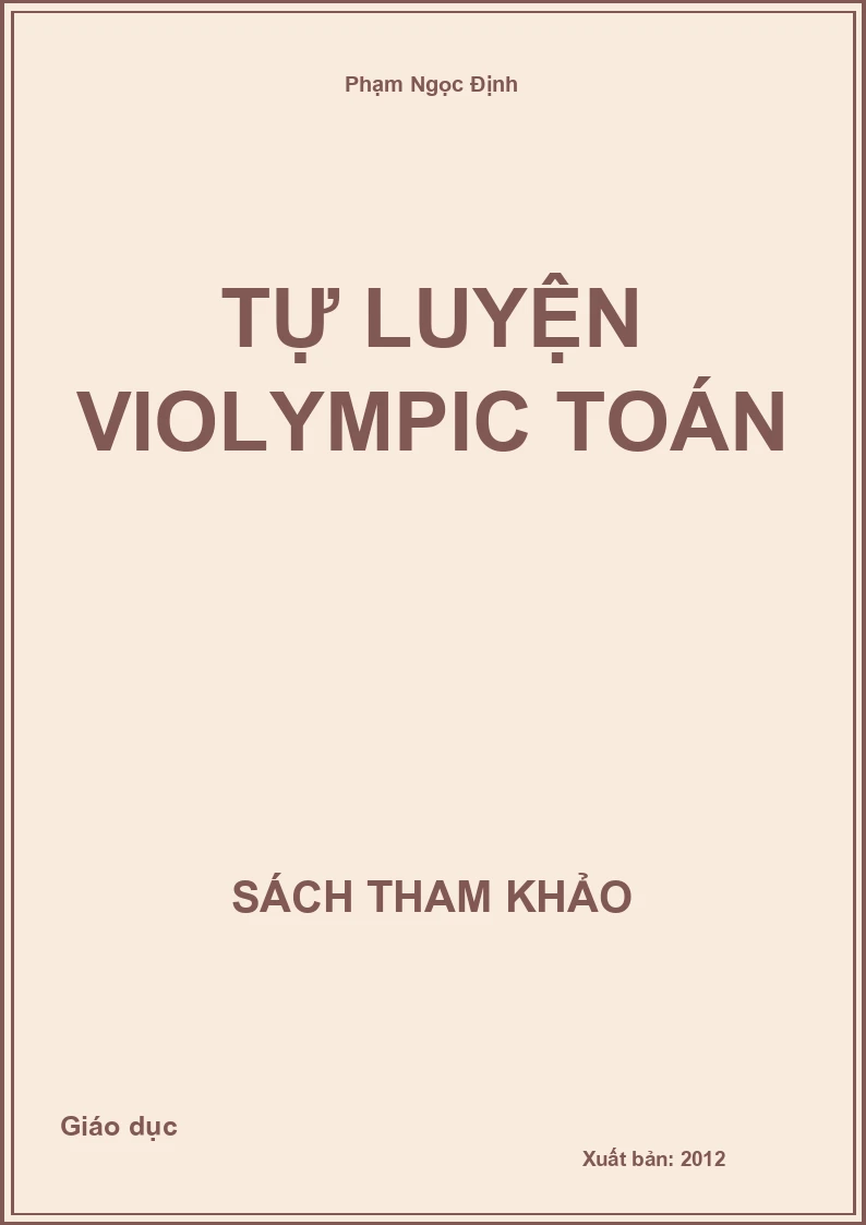 Tự Luyện Violympic Toán