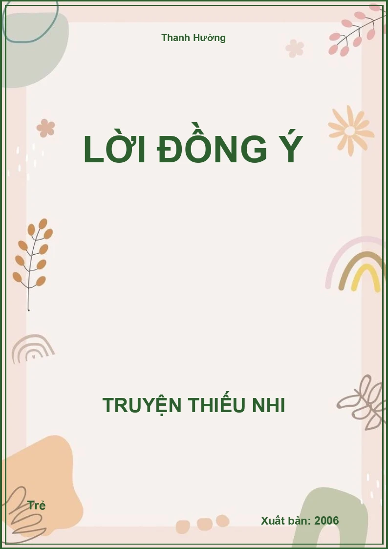 Lời Đồng Ý
