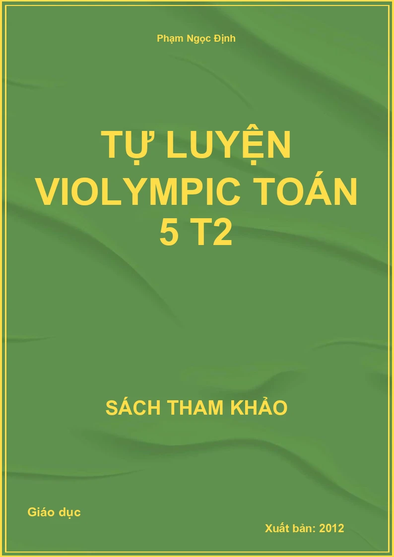 Tự Luyện Violympic Toán 5 T2