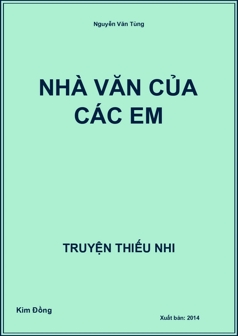 Nhà Văn Của Các Em
