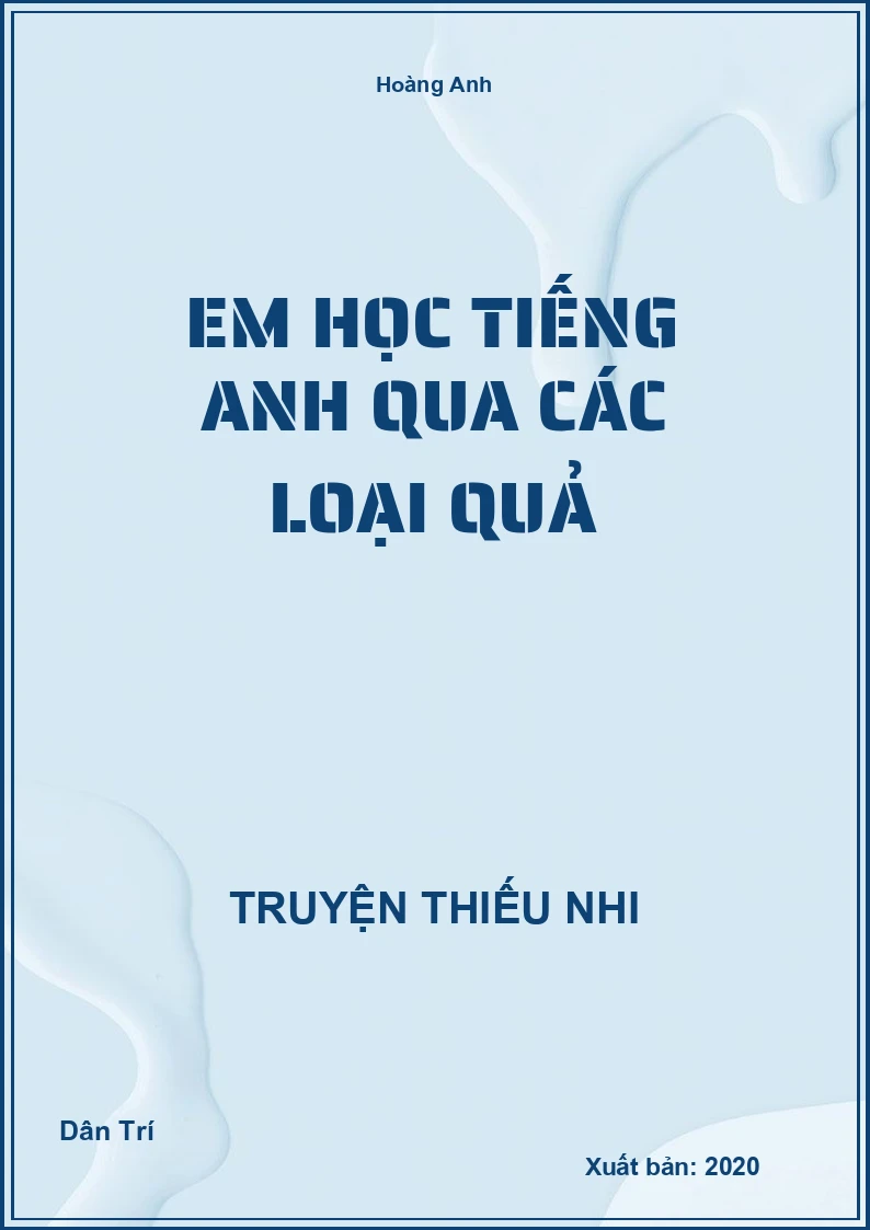Em Học Tiếng Anh Qua Các Loại Quả