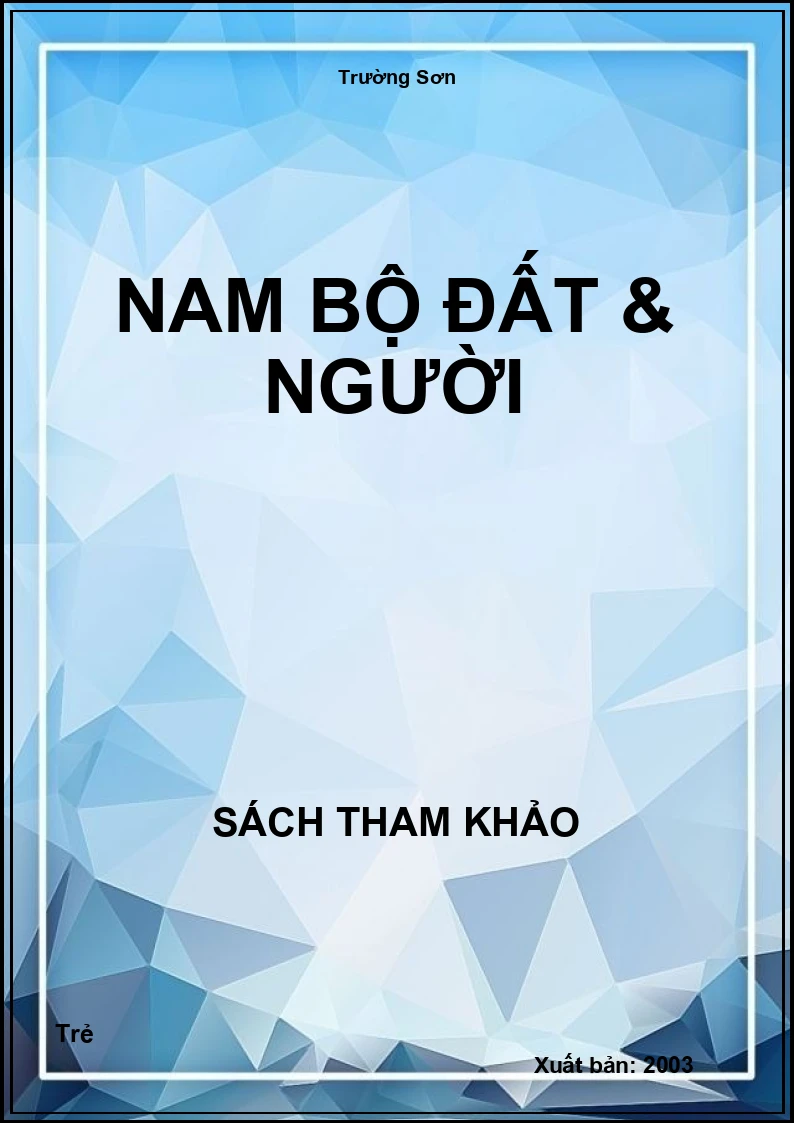 Nam Bộ Đất & Người