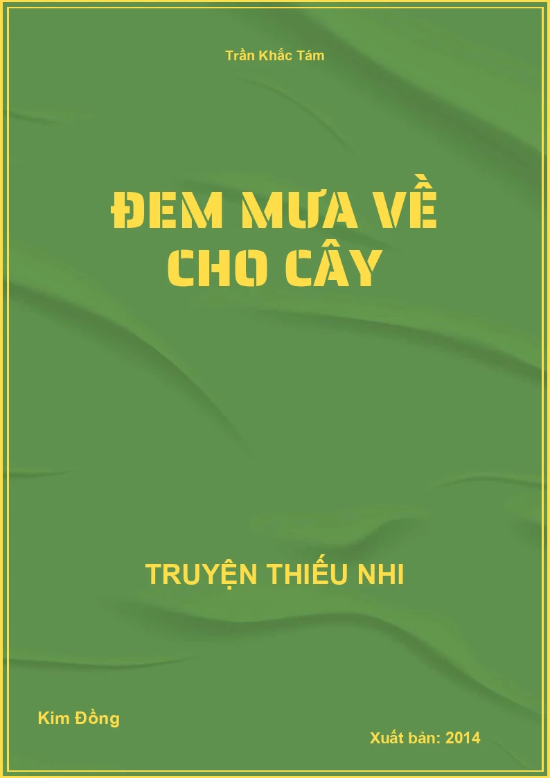 Đem Mưa Về Cho Cây