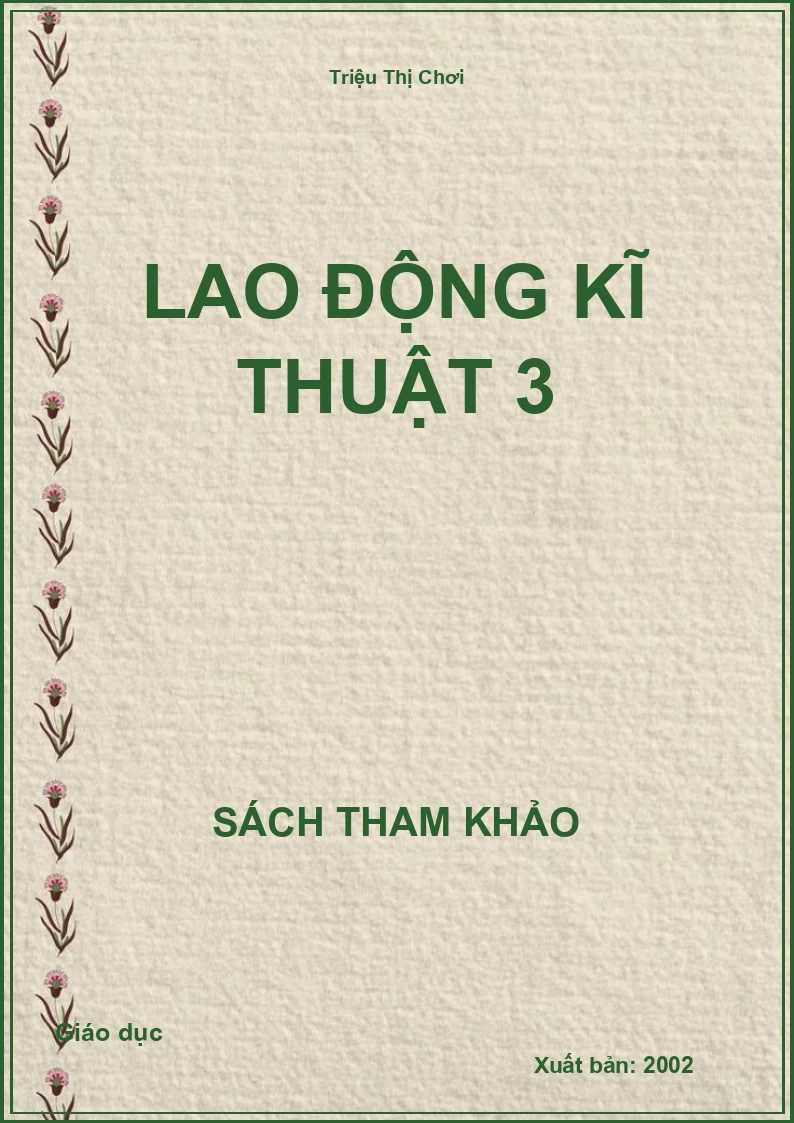 Lao Động Kĩ Thuật 3