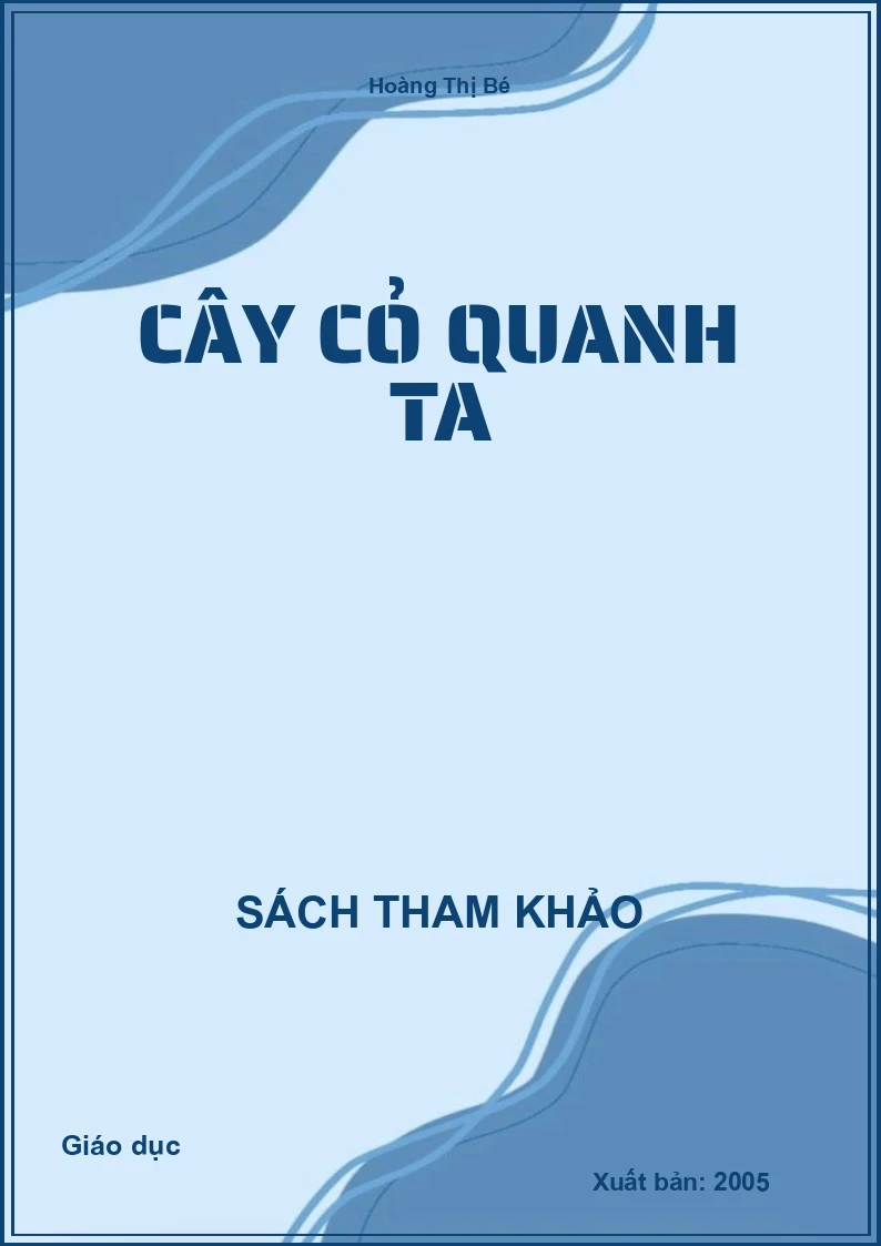 Cây Cỏ Quanh Ta