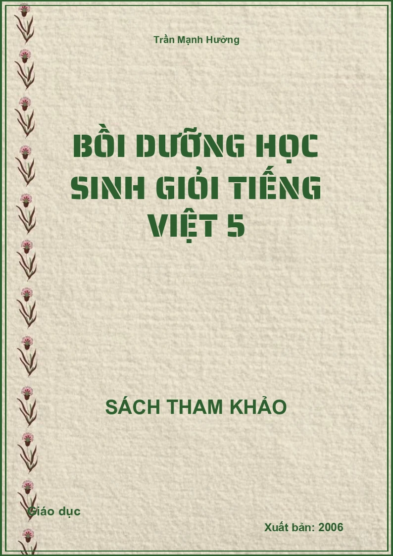 Bồi Dưỡng Học Sinh Giỏi Tiếng Việt 5